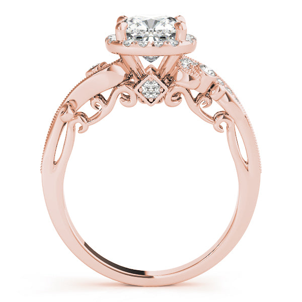 Cushion Engagement Ring M51005-E-7.5