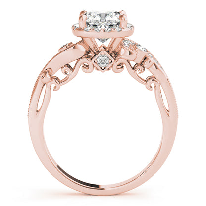 Cushion Engagement Ring M51005-E-7.5