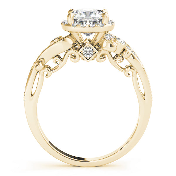 Cushion Engagement Ring M51005-E-7.5