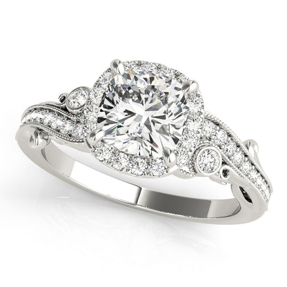 Cushion Engagement Ring M51005-E-7.5