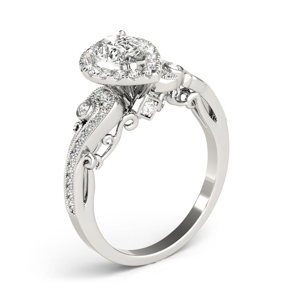 Pear Engagement Ring M51006-E-8X5.5