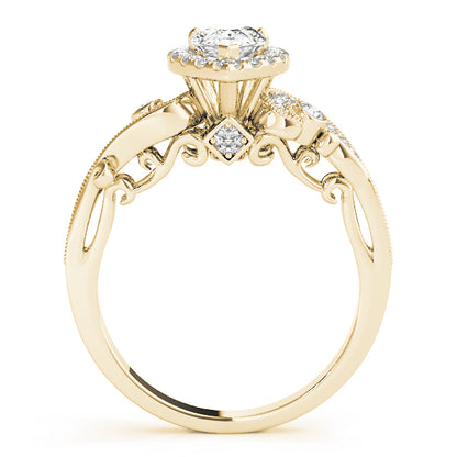 Pear Engagement Ring M51006-E-9.5X6.5