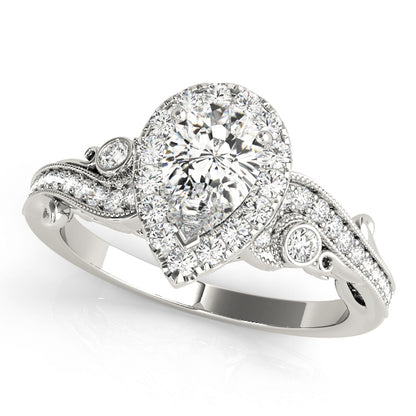 Pear Engagement Ring M51006-E-9.5X6.5