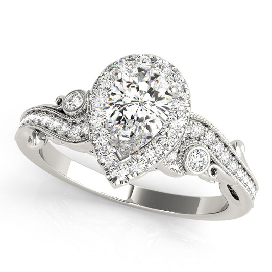 Pear Engagement Ring M51006-E-8X5.5