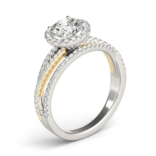 Round Engagement Ring M51016-E-1