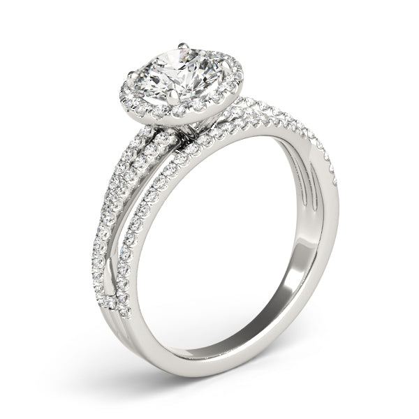 Round Engagement Ring M51016-E-11/2