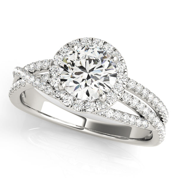 Round Engagement Ring M51016-E-1/2