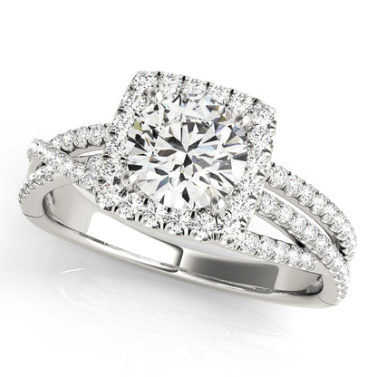 Round Engagement Ring M51017-E-3/4