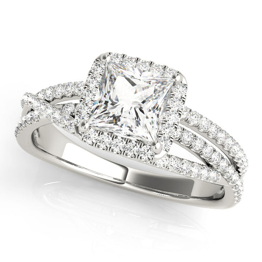 Square Engagement Ring M51018-E-5