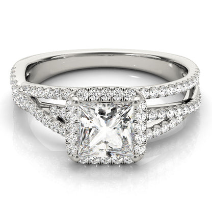 Square Engagement Ring M51018-E-5