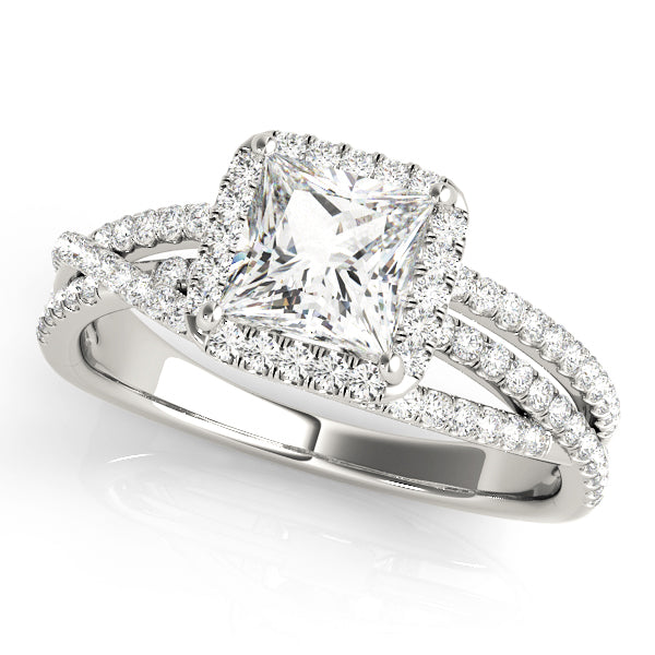 Square Engagement Ring M51018-E-6
