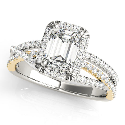 Emerald Cut Engagement Ring M51020-E-7X5