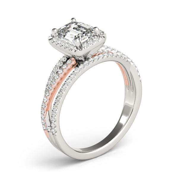 Emerald Cut Engagement Ring M51020-E-8.5X6.5