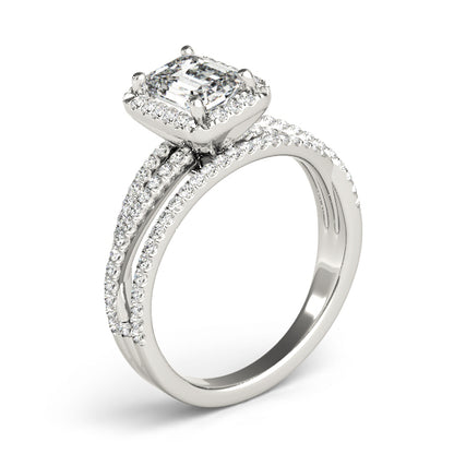 Emerald Cut Engagement Ring M51020-E-8X6