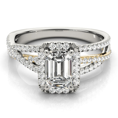 Emerald Cut Engagement Ring M51020-E-7.5X5.5