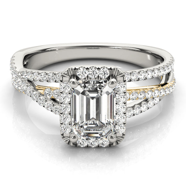 Emerald Cut Engagement Ring M51020-E-7X5