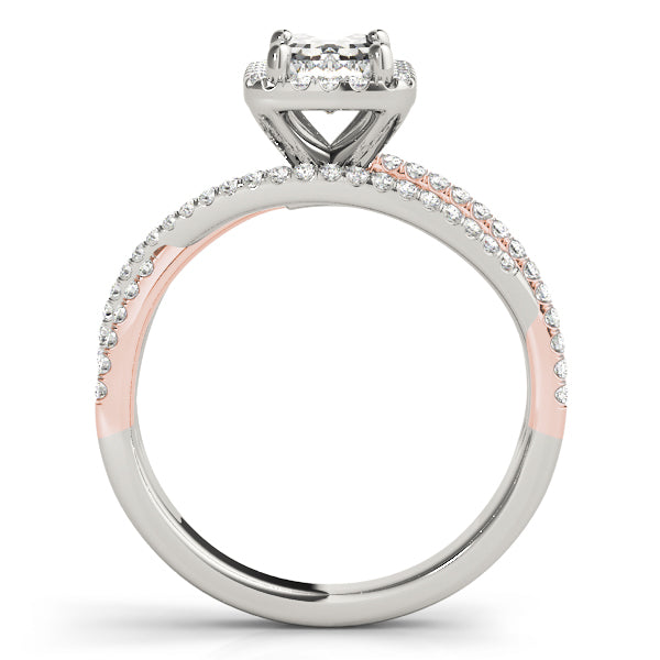 Emerald Cut Engagement Ring M51020-E-7.5X5.5