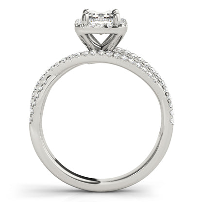 Emerald Cut Engagement Ring M51020-E-7.5X5.5