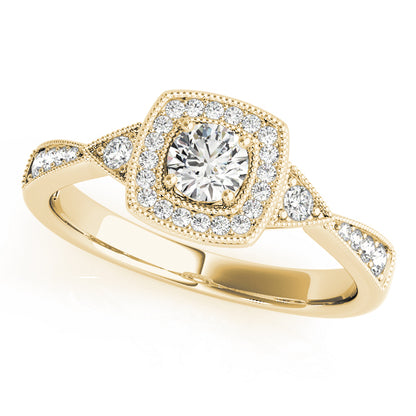 Round Engagement Ring M51027-E