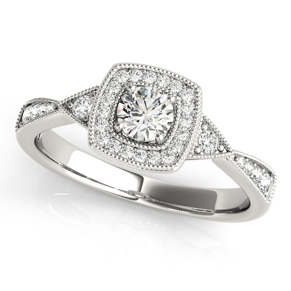 Round Engagement Ring M51027-E