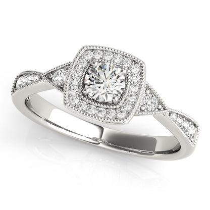 Round Engagement Ring M51027-E