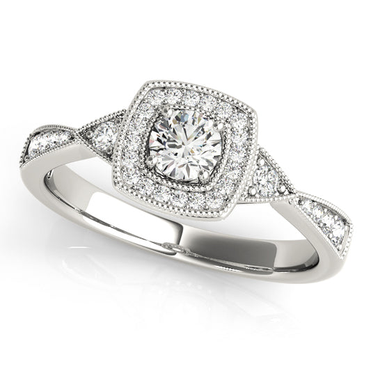 Round Engagement Ring M51027-E