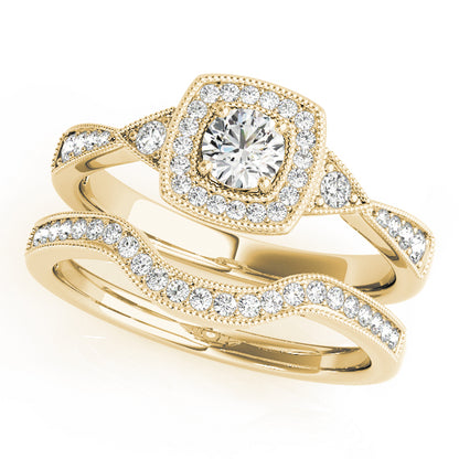 Round Engagement Ring M51027-E