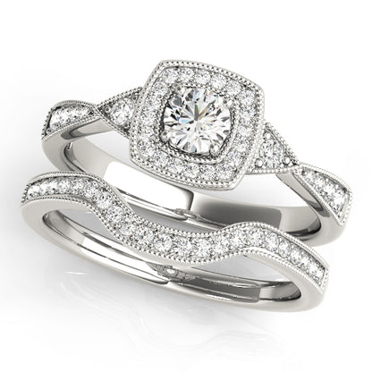 Round Engagement Ring M51027-E