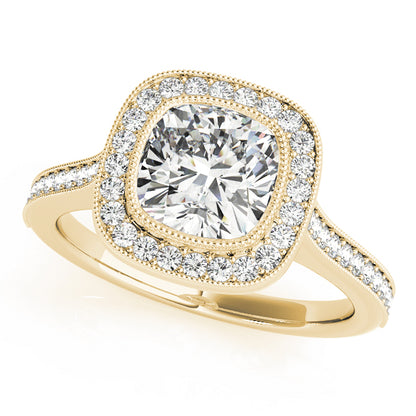 Cushion Engagement Ring M51075-E-6.5