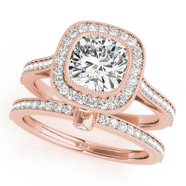 Cushion Engagement Ring M51075-E-5.5
