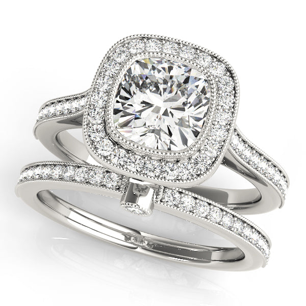 Cushion Engagement Ring M51075-E-6.5