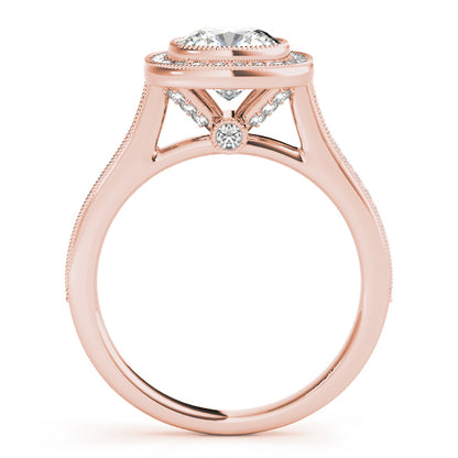 Cushion Engagement Ring M51075-E-6.5