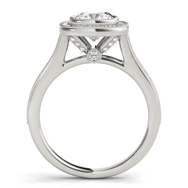 Cushion Engagement Ring M51075-E-5.5