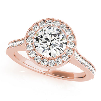 Round Engagement Ring M51076-E-1/2