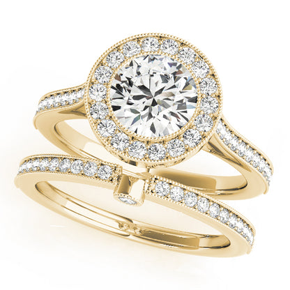 Round Engagement Ring M51076-E-1/2