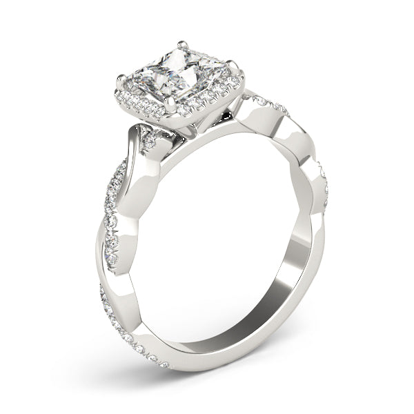 Square Engagement Ring M51082-E-7