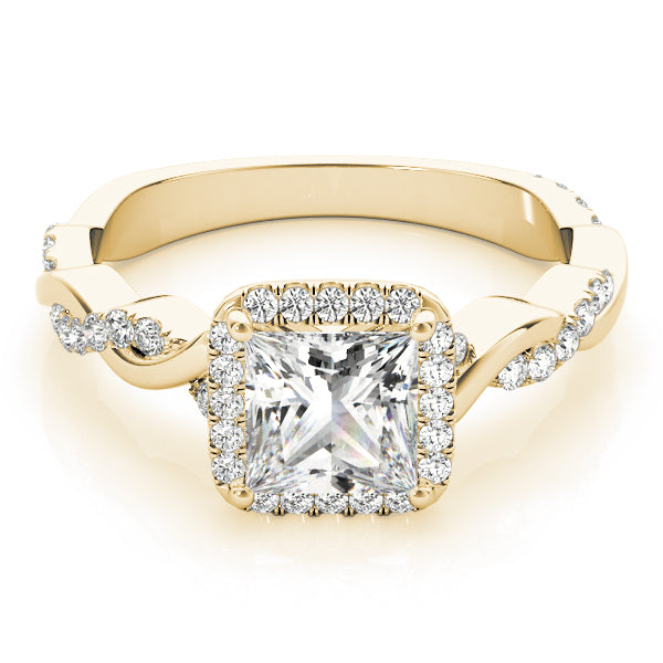 Square Engagement Ring M51082-E-6.7