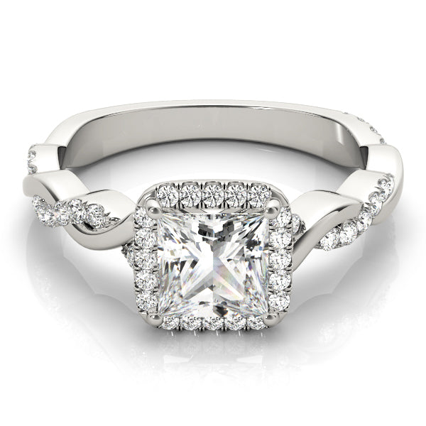 Square Engagement Ring M51082-E-6.7