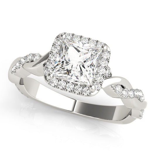 Square Engagement Ring M51082-E-4.5