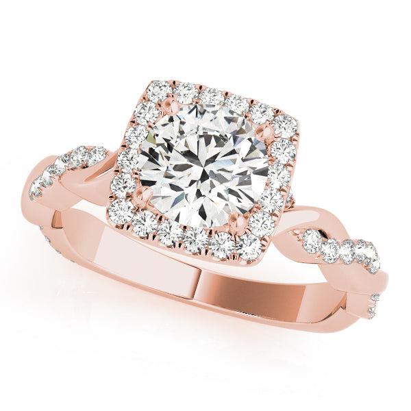 Round Engagement Ring M51083-E-11/2