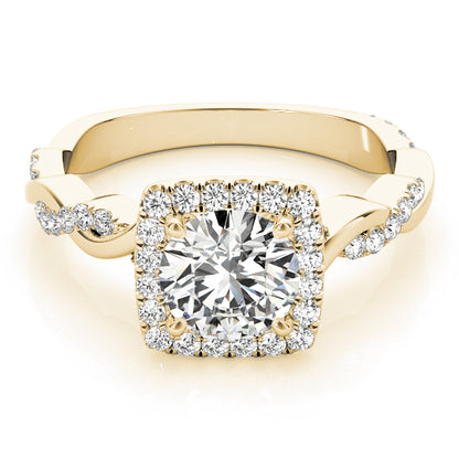 Round Engagement Ring M51083-E-11/2