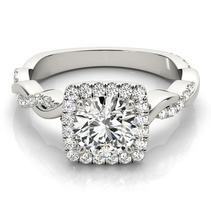Round Engagement Ring M51083-E-1/2