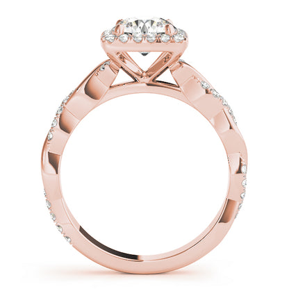 Round Engagement Ring M51083-E-1/2