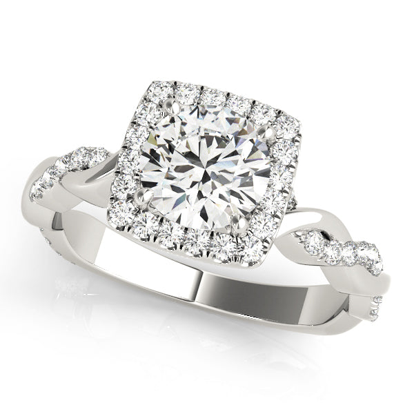 Round Engagement Ring M51083-E-11/2