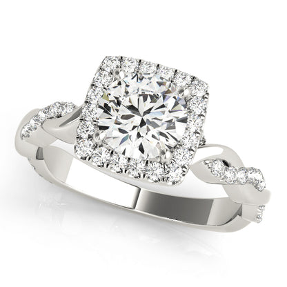 Round Engagement Ring M51083-E-11/2