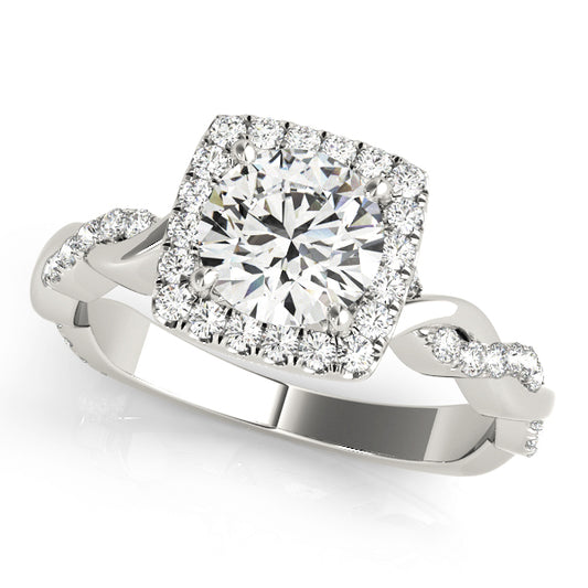 Round Engagement Ring M51083-E-3/4
