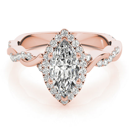 Marquise Engagement Ring M51085-E-8X4
