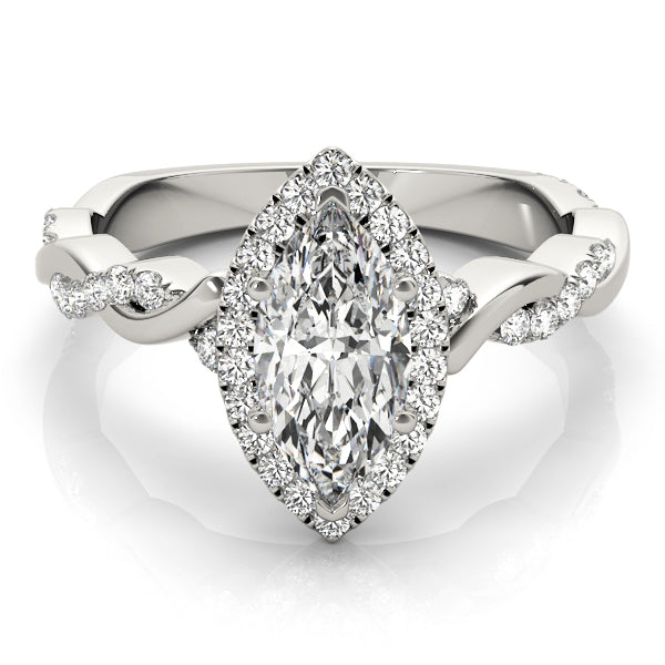 Marquise Engagement Ring M51085-E-12X6