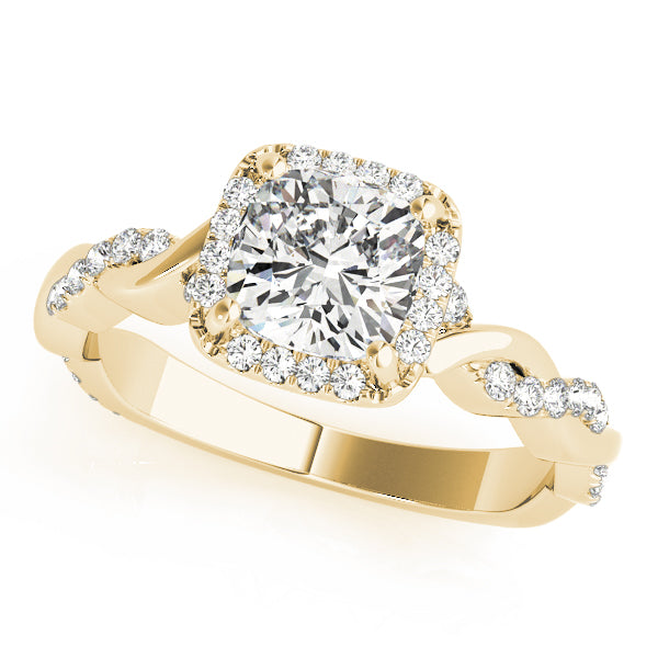 Cushion Engagement Ring M51086-E-7.5