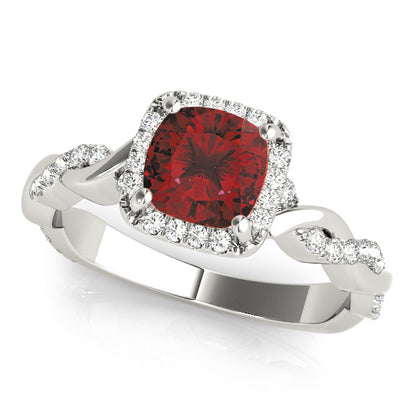 Cushion Engagement Ring M51086-E-6.5
